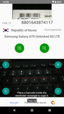 Barcode Checker - Scanner and android App screenshot 3